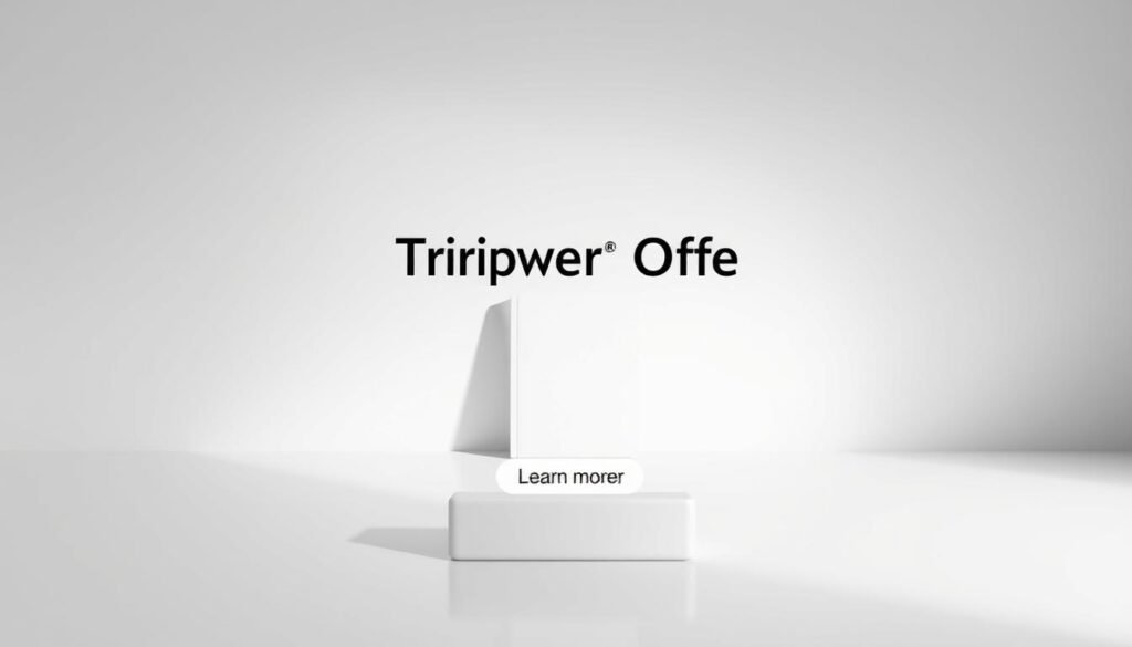 A minimalist, high-contrast landing page featuring a bold "Tripwire Offer" title, set against a clean, light backdrop. In the foreground, a prominent call-to-action button invites the viewer to learn more, with a subtle shadow effect adding depth. The middle ground showcases a clean, simple product image, possibly a digital download or eBook, positioned to draw the eye. The background is a plain, light-colored surface, allowing the key elements to stand out. Soft, directional lighting casts subtle shadows, creating a sense of dimension and drama. The overall aesthetic is sleek, modern, and optimized for maximum conversion.