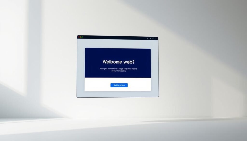 A modern web browser window floating in a clean, minimalist workspace. The window displays a simple yet striking web push notification, featuring a bold headline and a clear call-to-action button. The notification has a vibrant, eye-catching design that seamlessly blends with the browser's interface. The background is a soft, neutral tone, creating a calming and focused atmosphere. Subtle lighting from the side adds depth and dimension to the scene, highlighting the notification's sleek, responsive design. The composition is balanced and symmetrical, drawing the viewer's attention to the central web push element. An overall sense of harmony and elegance conveys the power of web push notifications to re-engage visitors.