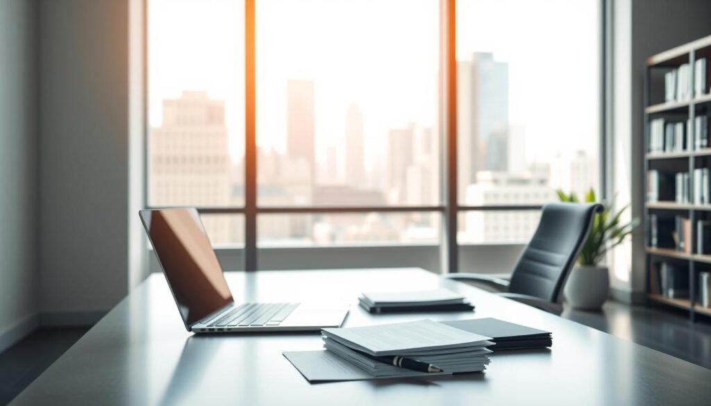 A serene and professional office environment, with a large window overlooking a cityscape. The scene is bathed in soft, natural lighting, creating a calming and focused atmosphere. In the foreground, a sleek, minimalist desk with a laptop, pen, and a neatly organized stack of documents, symbolizing the careful attention to deliverability and inbox placement. The middle ground features a modern ergonomic chair, subtly hinting at the importance of optimizing the user experience. The background showcases a wall of bookshelves, conveying a sense of expertise and attention to detail. The overall composition suggests a workspace dedicated to ensuring reliable and successful email marketing campaigns. A serene and professional office environment, with a large window overlooking a cityscape. The scene is bathed in soft, natural lighting, creating a calming and focused atmosphere. In the foreground, a sleek, minimalist desk with a laptop, pen, and a neatly organized stack of documents, symbolizing the careful attention to deliverability and inbox placement. The middle ground features a modern ergonomic chair, subtly hinting at the importance of optimizing the user experience. The background showcases a wall of bookshelves, conveying a sense of expertise and attention to detail. The overall composition suggests a workspace dedicated to ensuring reliable and successful email marketing campaigns.