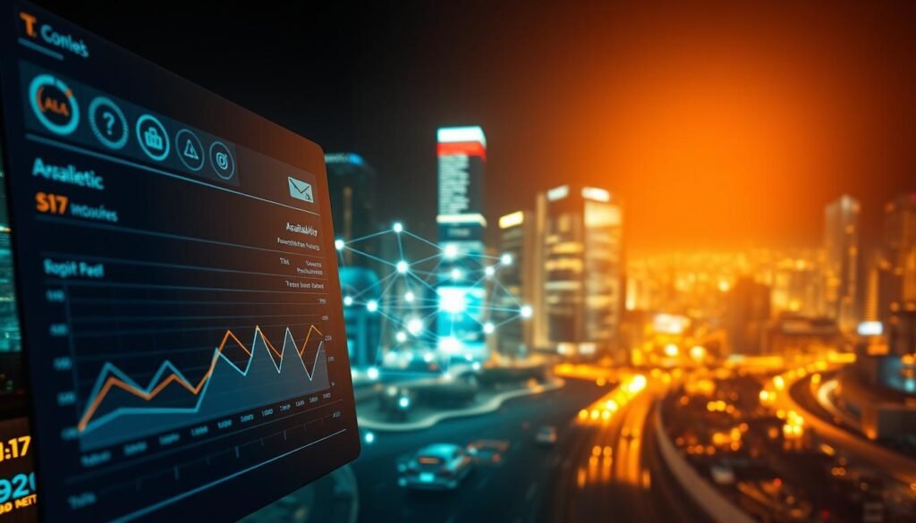 Deliverability performance throughput. A dynamic data visualization showcasing the seamless flow of transactional emails. In the foreground, a sleek dashboard displays real-time metrics, with smooth graphs and charts. The middle ground features a network of interconnected nodes, representing the efficient exchange of data between email service providers and recipients. In the background, a vibrant cityscape serves as a backdrop, symbolizing the global scale and reach of the email ecosystem. Warm, inviting lighting casts a soft glow, while the composition is framed by a cinematic lens, conveying a sense of professionalism and technical prowess. The overall atmosphere exudes precision, reliability, and the unwavering performance of a world-class email delivery platform. Deliverability performance throughput. A dynamic data visualization showcasing the seamless flow of transactional emails. In the foreground, a sleek dashboard displays real-time metrics, with smooth graphs and charts. The middle ground features a network of interconnected nodes, representing the efficient exchange of data between email service providers and recipients. In the background, a vibrant cityscape serves as a backdrop, symbolizing the global scale and reach of the email ecosystem. Warm, inviting lighting casts a soft glow, while the composition is framed by a cinematic lens, conveying a sense of professionalism and technical prowess. The overall atmosphere exudes precision, reliability, and the unwavering performance of a world-class email delivery platform.
