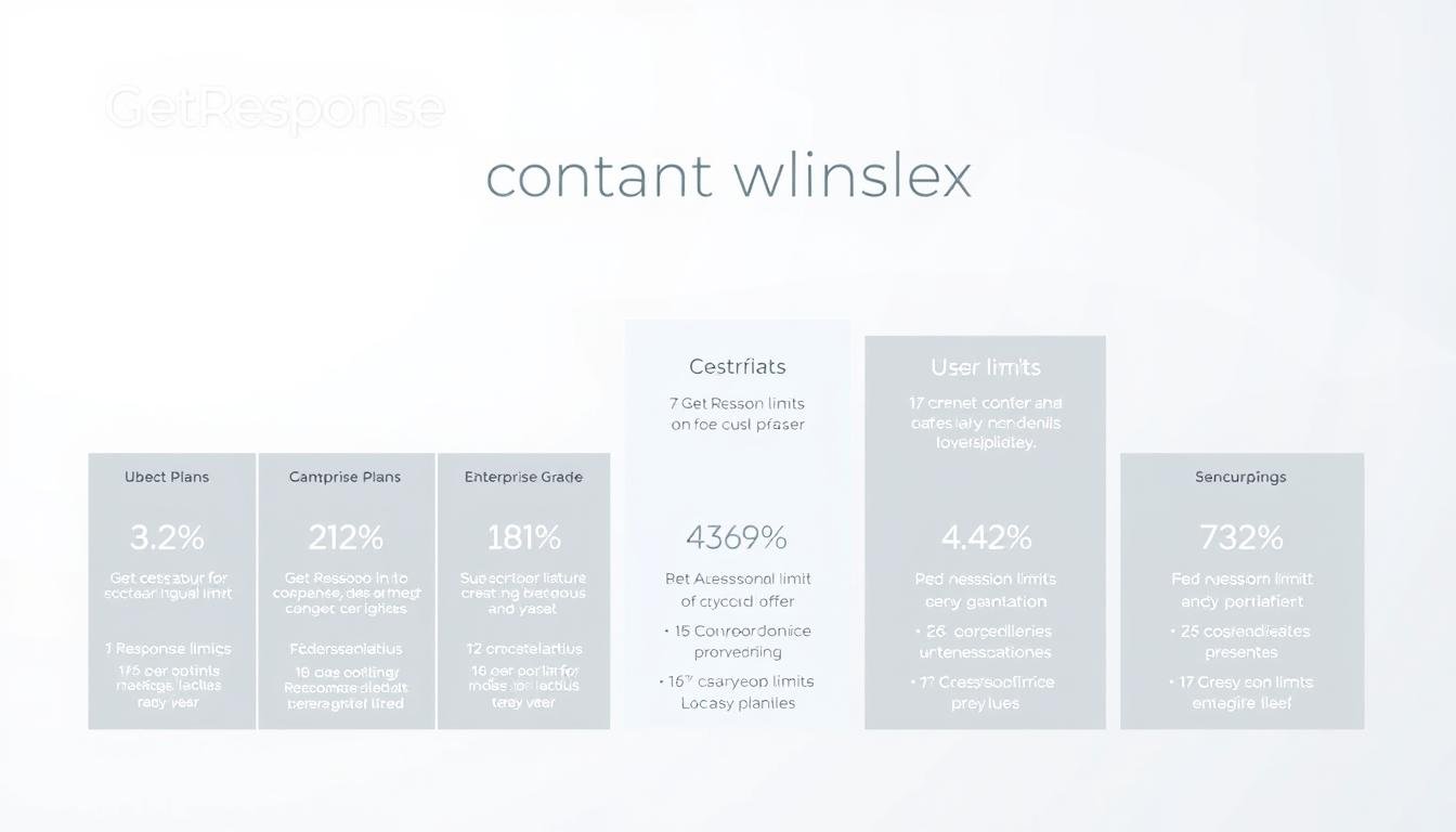 GetResponse contact limits and pricing tiers