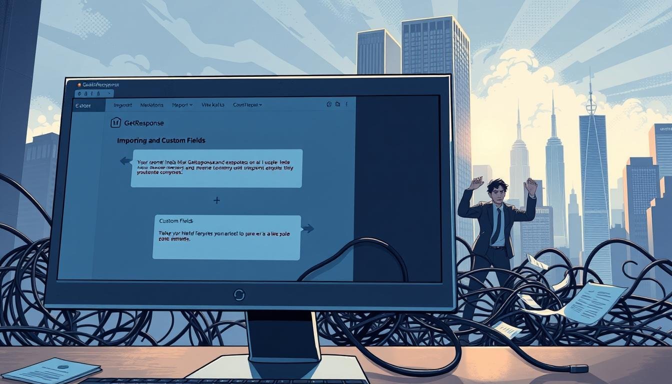 GetResponse custom fields import export issues