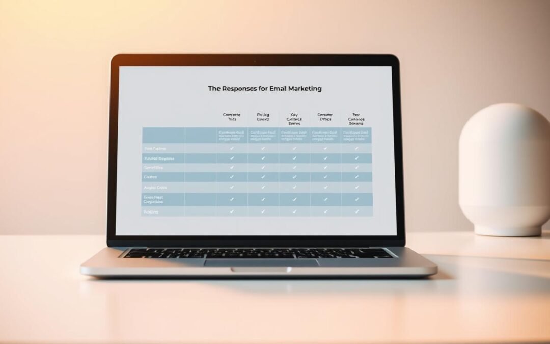 Compare Email Marketing Tools: GetResponse Competitor Pricing Comparison Chart