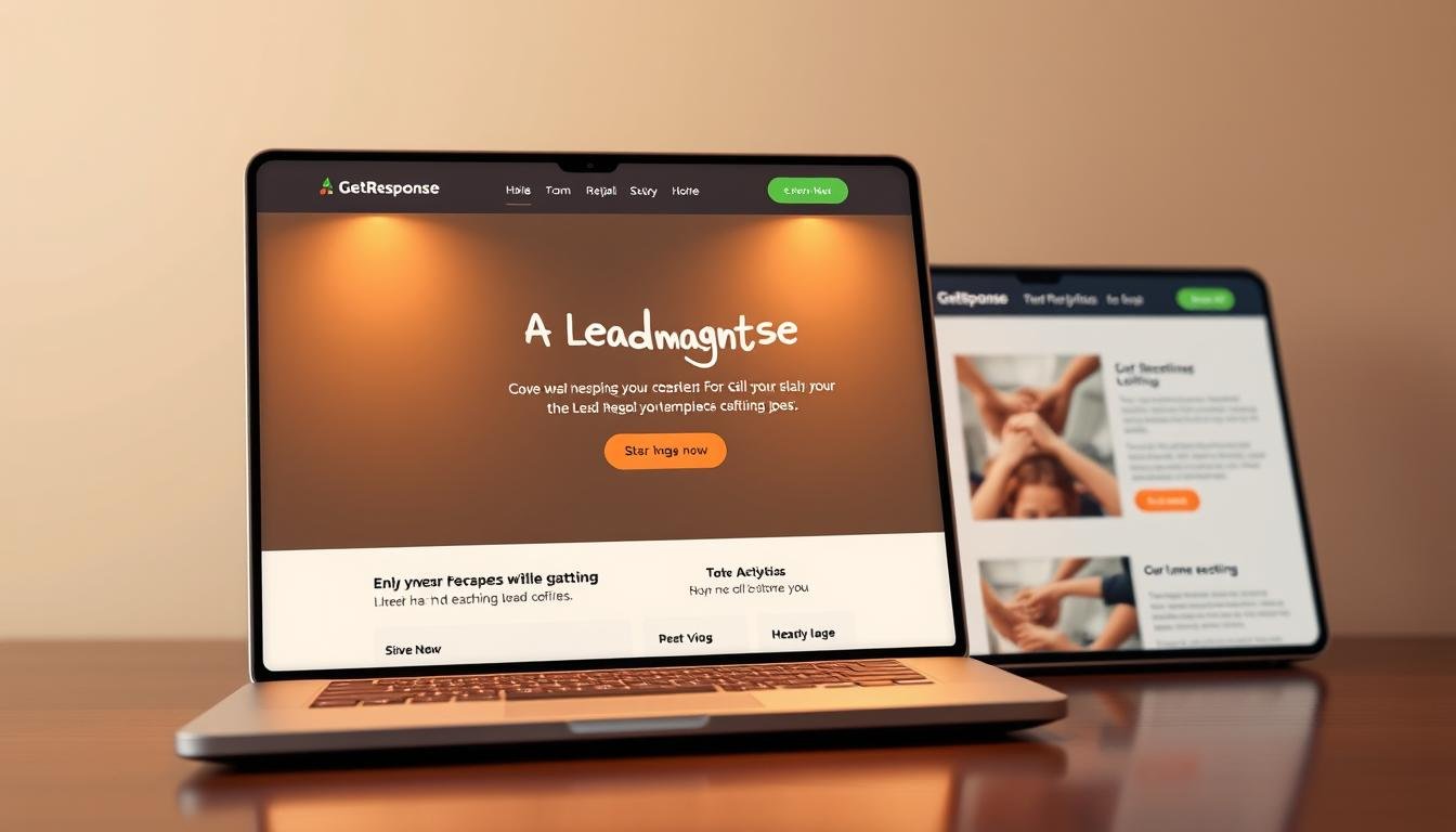 getresponse landing page templates for lead magnets