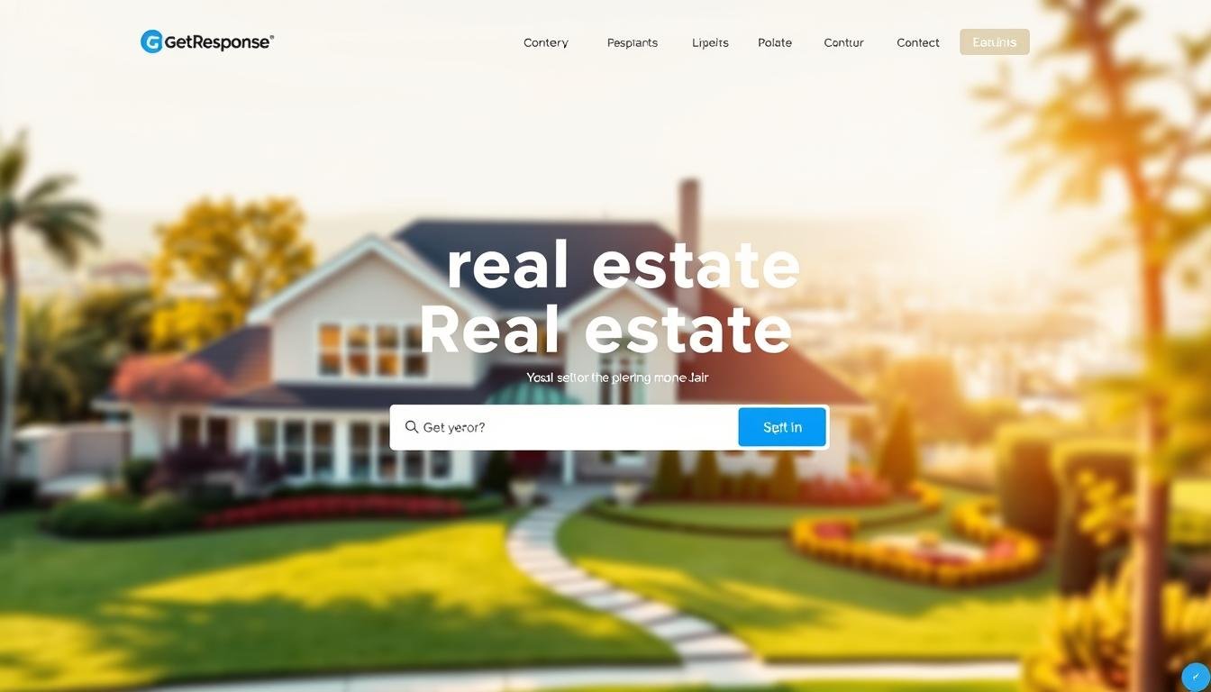 getresponse landing page templates for real estate