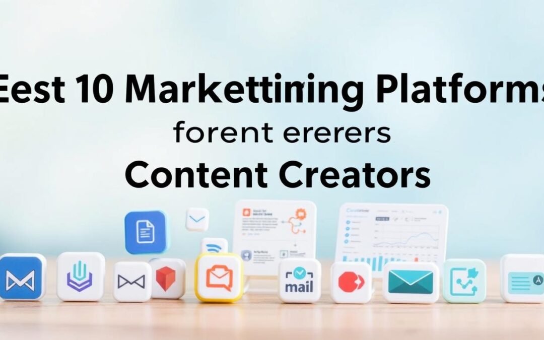 Best 10 Email Marketing Platforms for Content Creators